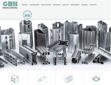 Tablet Screenshot of gbnprofilispeciali.com